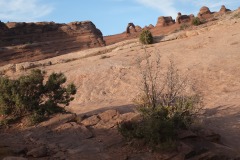 Delicate Arch from a distance, Arches national Park, Utah